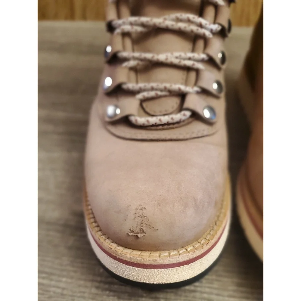 Cole Haan Zerogrand Explorer Waterproof Boots‎ Women's Size 6.5 Pink